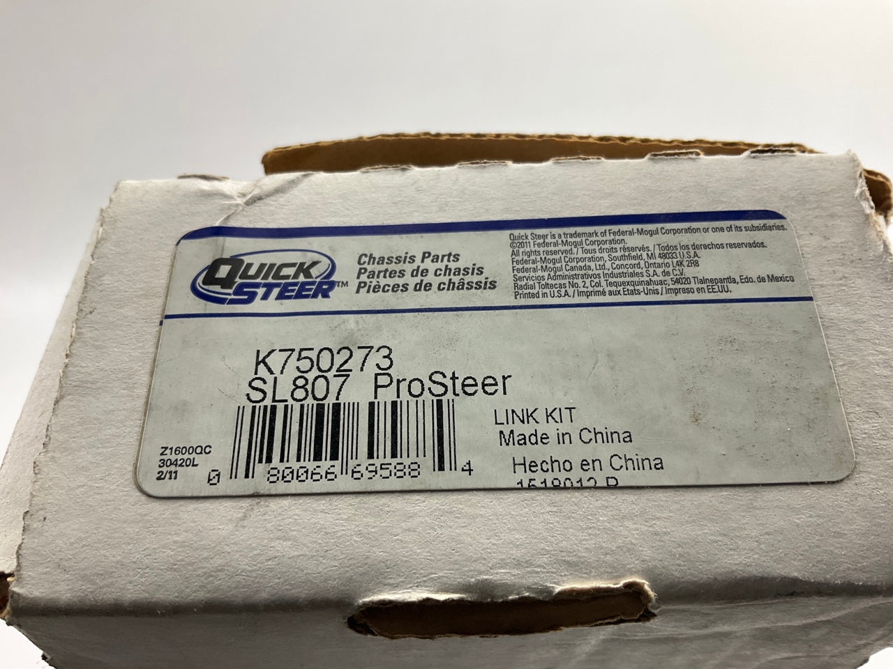 Quick Steer K750273 Front Suspension Stabilizer Sway Bar Link Kit