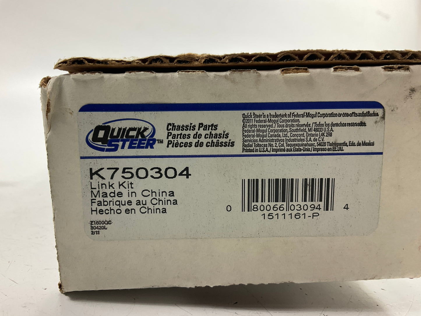 Quick Steer K750304 Front Suspension Stabilizer Sway Bar Link Kit