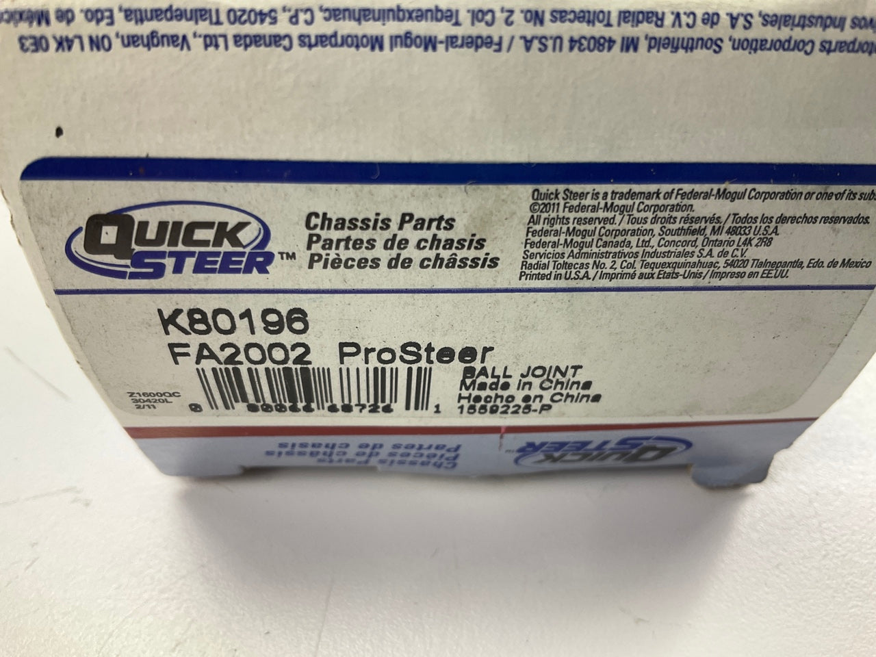 Quick Steer K80196 Suspension Ball Joint - Front Upper