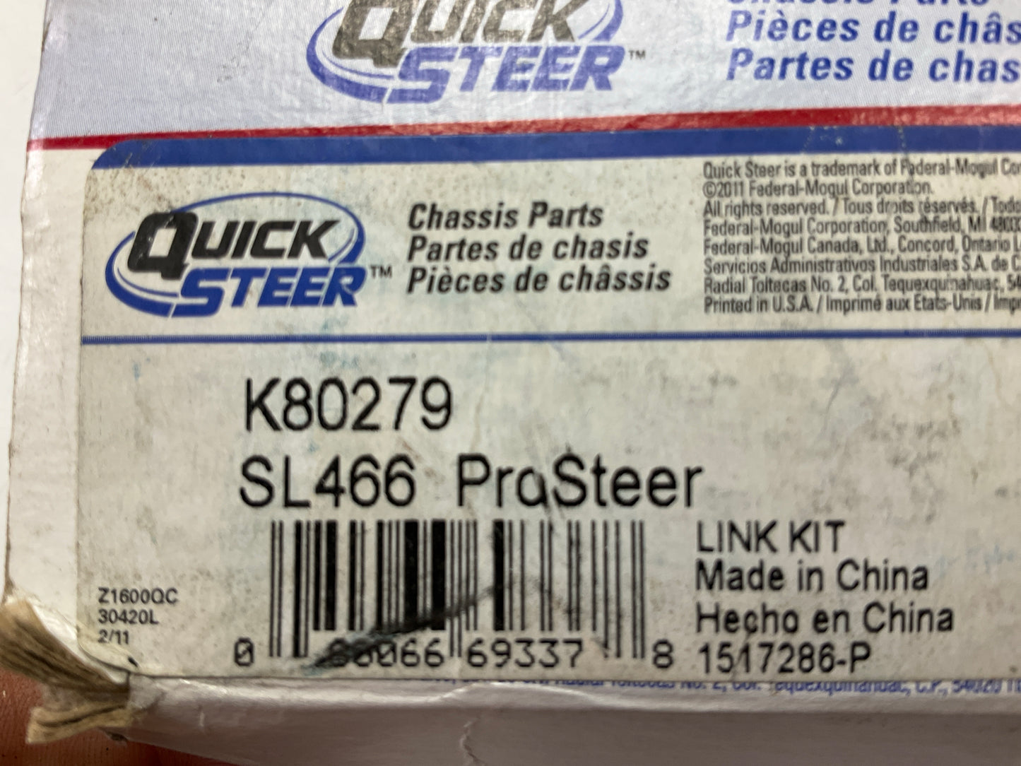 Quick Steer K80279 Front Stabilizer Sway Bar Link Kit For 2004-2005 Ford F-150