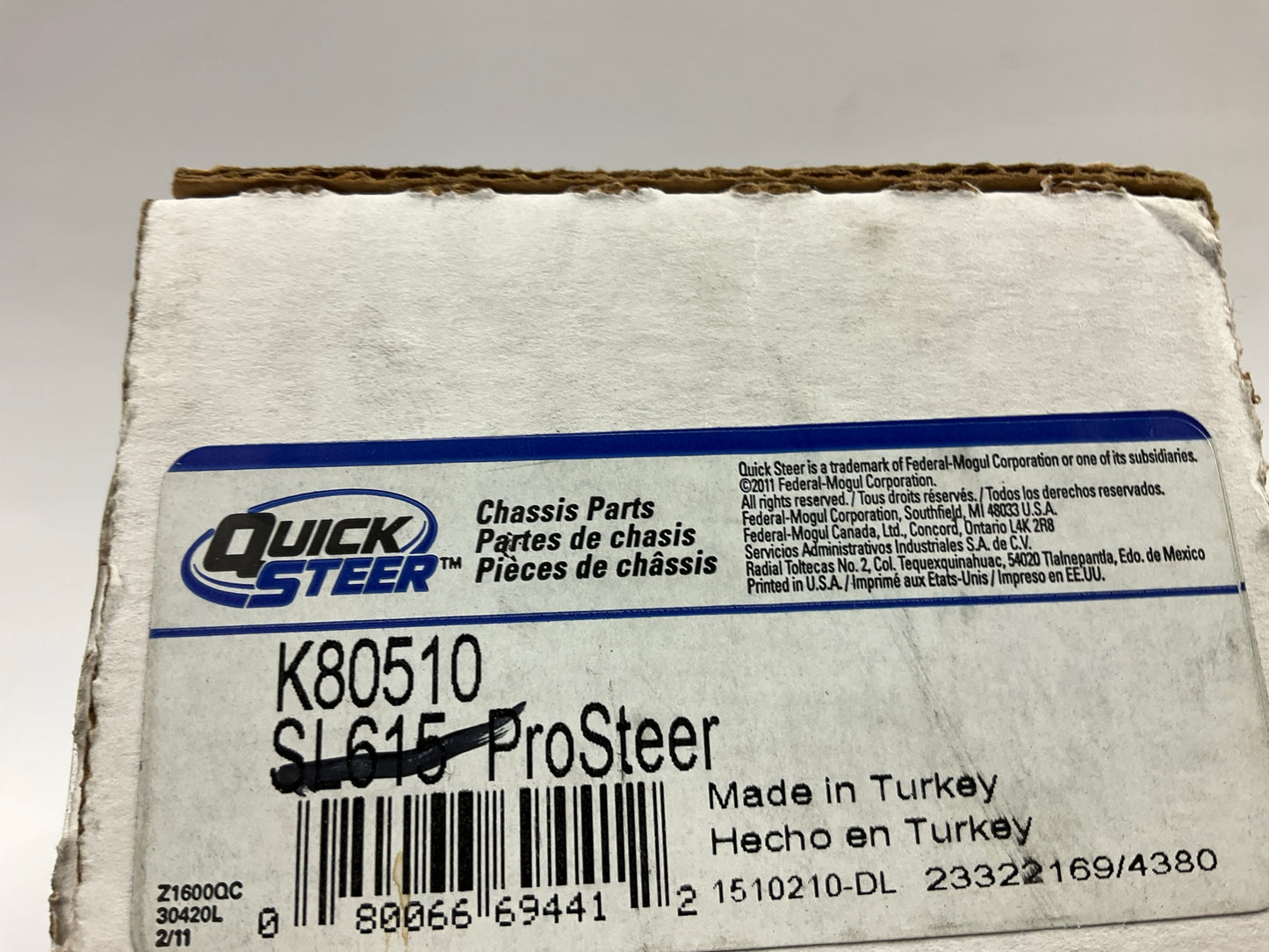 Quick Steer K80510 Front Suspension Stabilizer Sway Bar Link Kit
