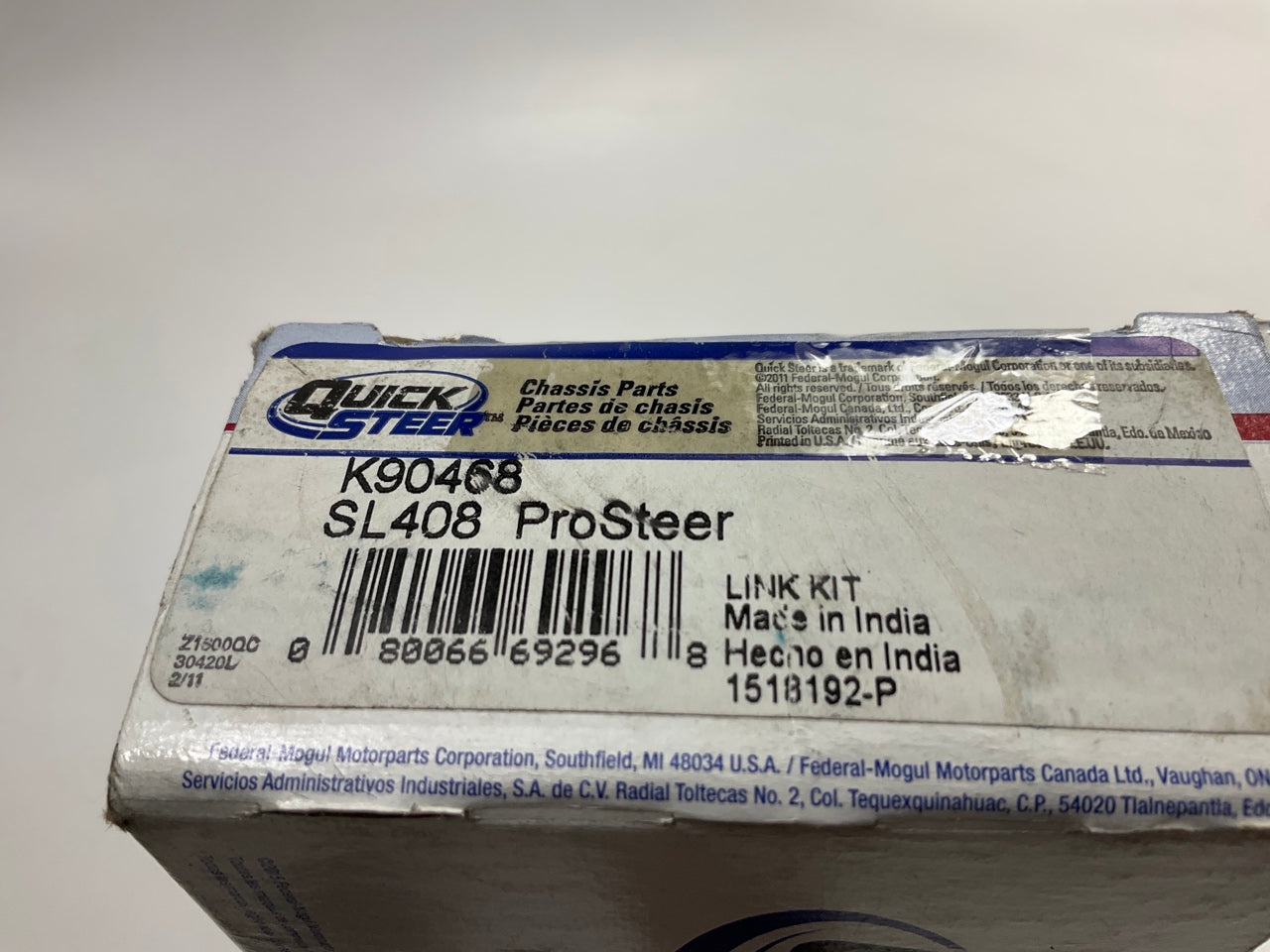 Quick Steer K90468 Rear Suspension Stabilizer Sway Bar Link Kit