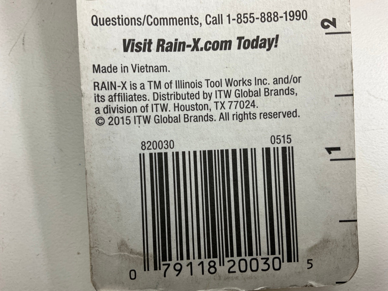 Rain-x 820030 REAR Back Glass 10'' Weatherbeater Wiper Blade