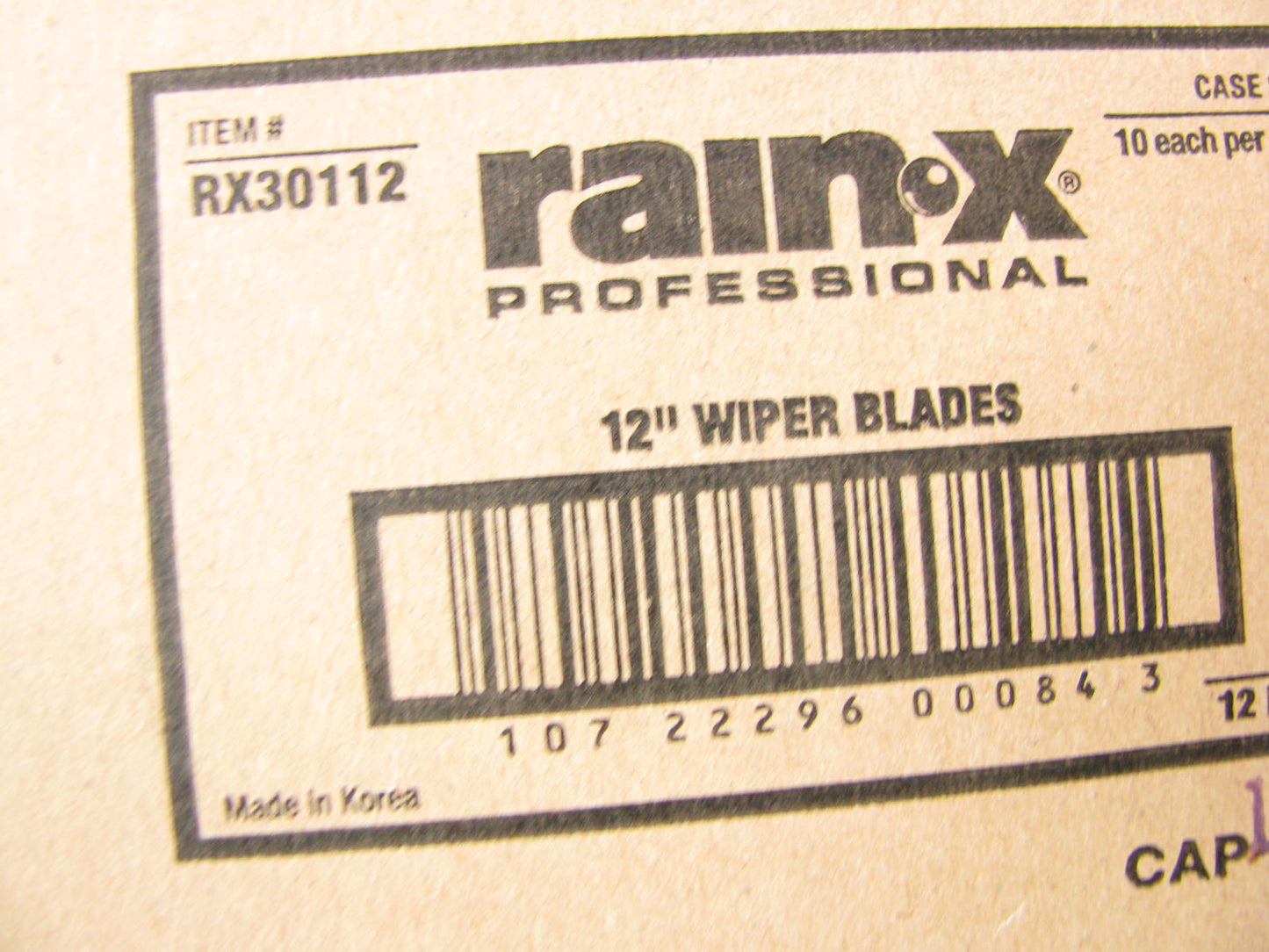 Rain-x RX30112 Windshield Wiper Blade - 12'' - REAR BACK GLASS
