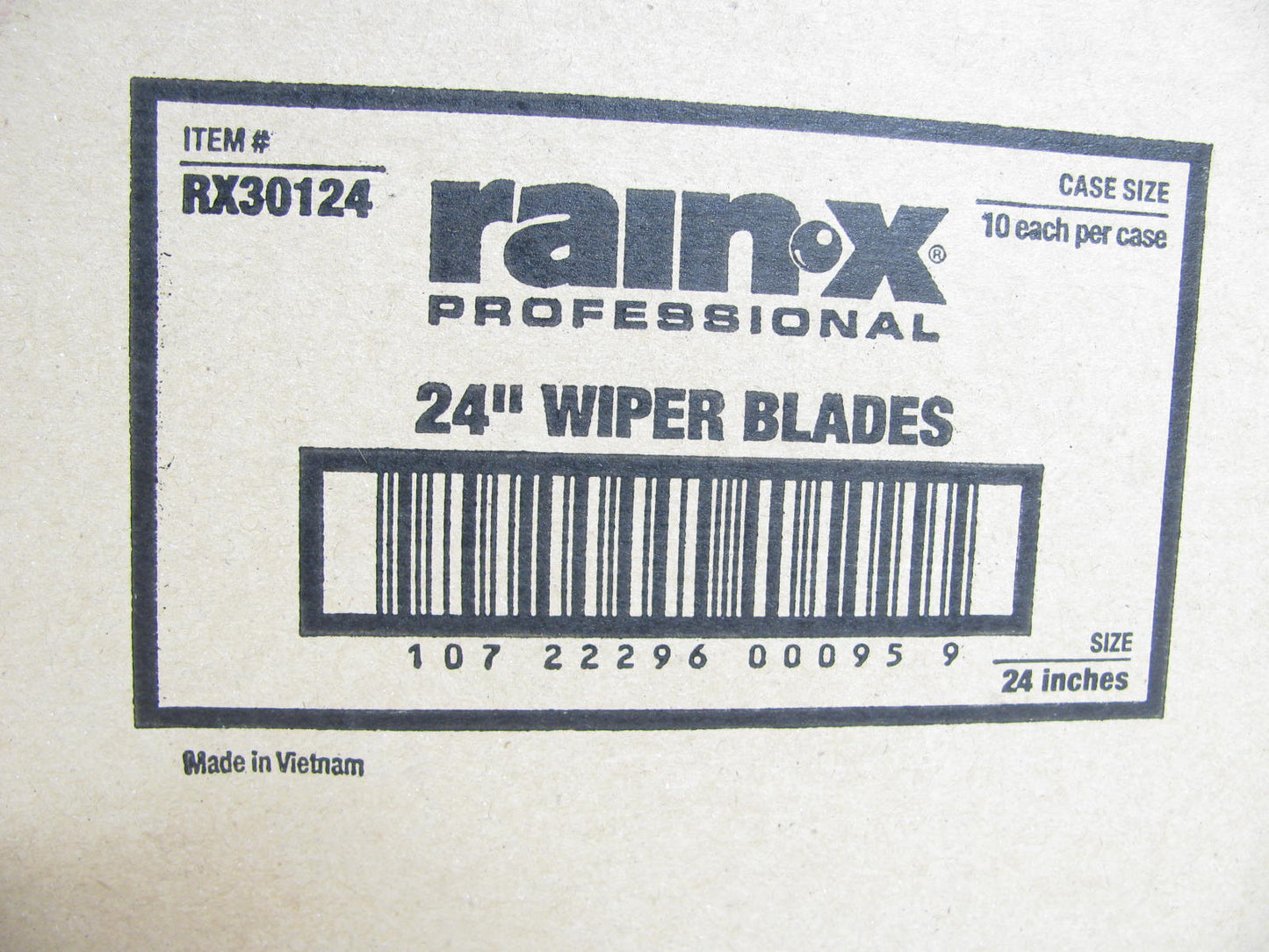 Rain-x RX30124 Front Weatherbeater Windshield Wiper Blade - 24''
