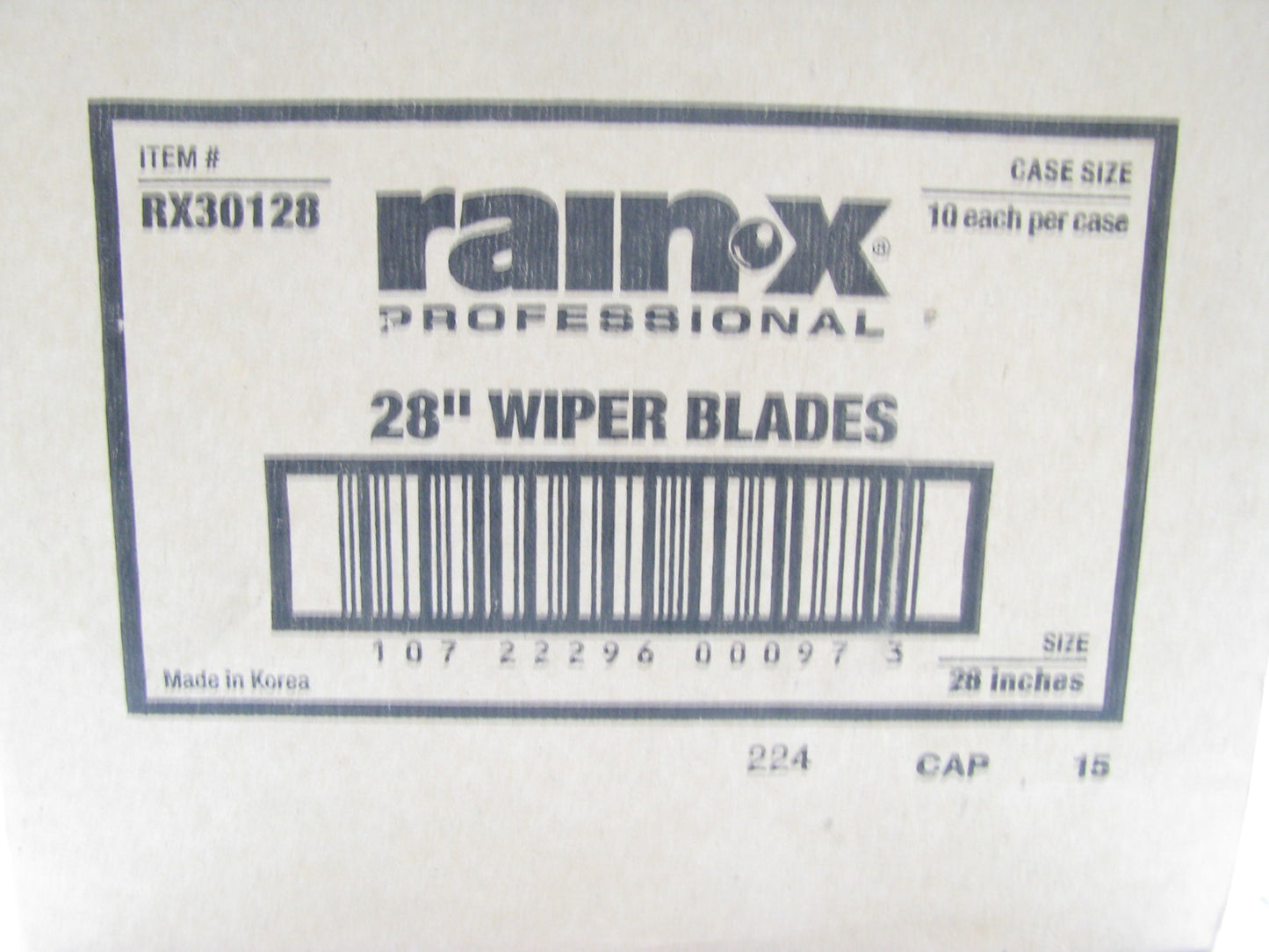 Rain-x RX30128 Front Weatherbeater Windshield Wiper Blade - 28''