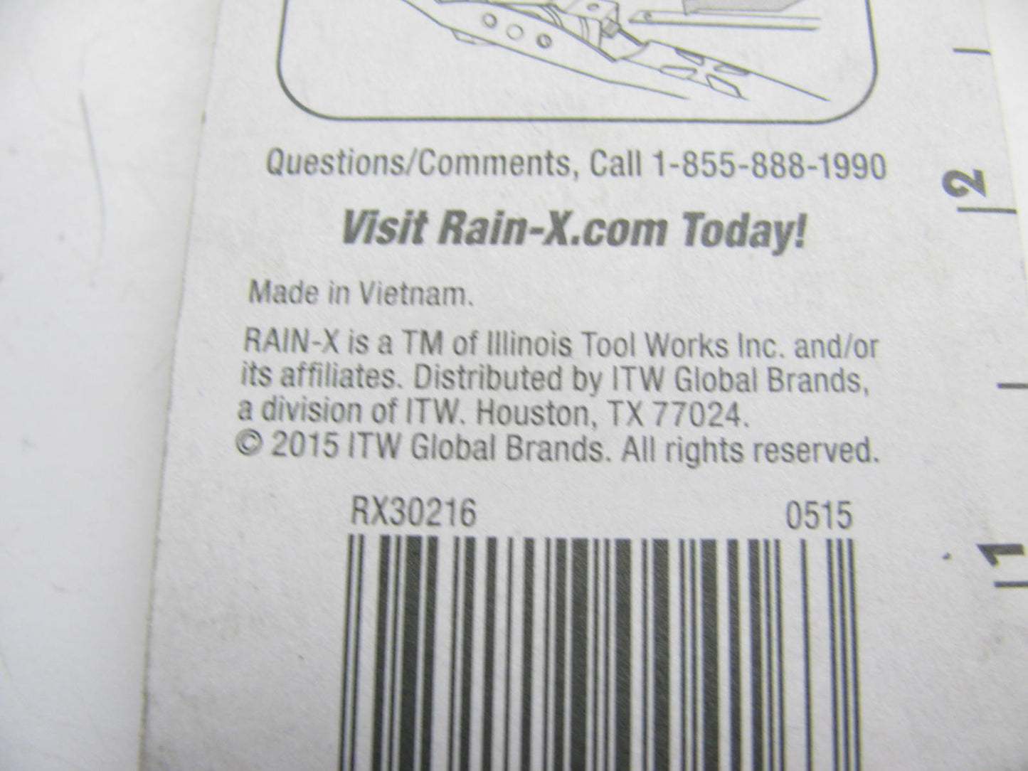Rain-X RX30216 Weatherbeater Rubber All Season Windshield Wiper Blade 16''