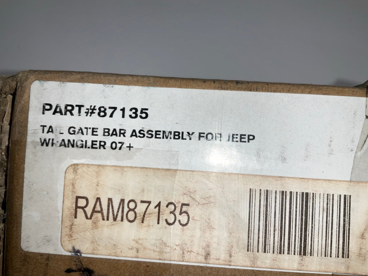 Rampage 87135 Tailgate Tonneau Bar Kit For 2007-2018 Wrangler (JK)