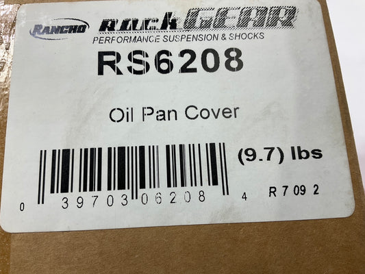 Rancho RS6208 Engine Oil Pan Protective Guard Cover For 07-11 Wrangler 3.8L-V6