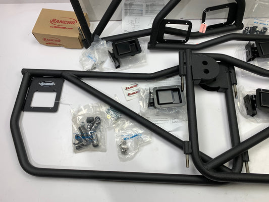 RANCHO Front & Rear Tubular Off-Road Tube Doors For 2007-2018 Wrangler JK