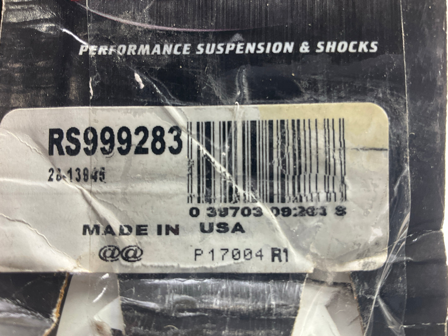 Missing Hardware & Bushings (Shock Only) Rancho RS999283 Front Performance Shock