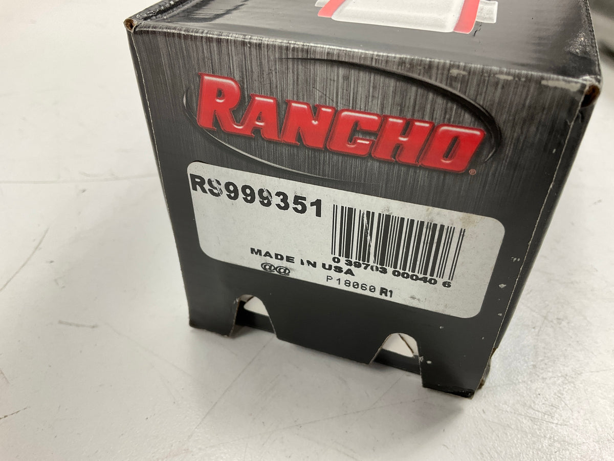 (2) Rancho RS999351 RS9000XL Adjustable Shock Absorber, 11.88'' COMP 6.25'' TRAVEL