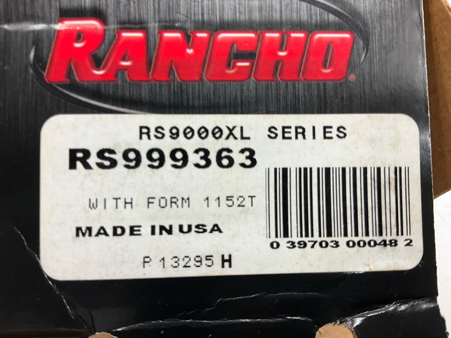 (2) Rancho RS999363 Rear 9-way Adjustable Performance Offroad Shock