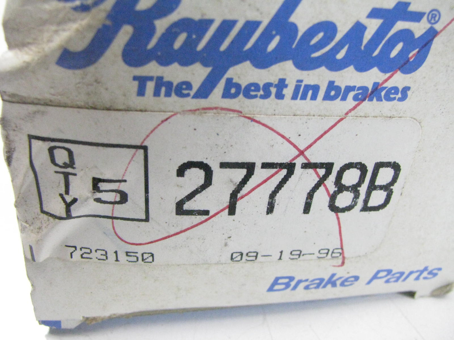 (5) Raybestos 27778B Wheel Lug Bolts - Front