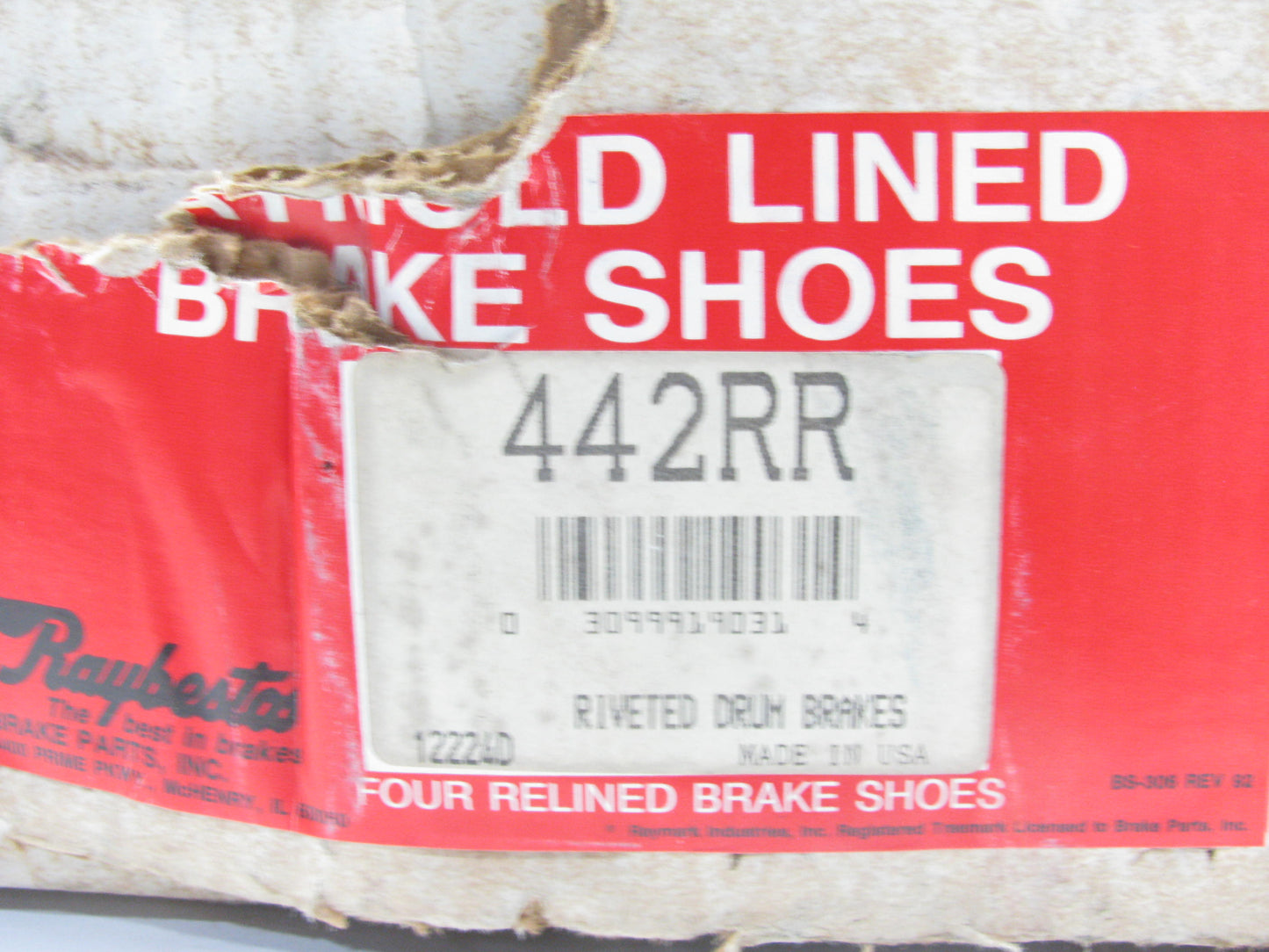Raybestos 442RR Rear Drum Brake Shoes