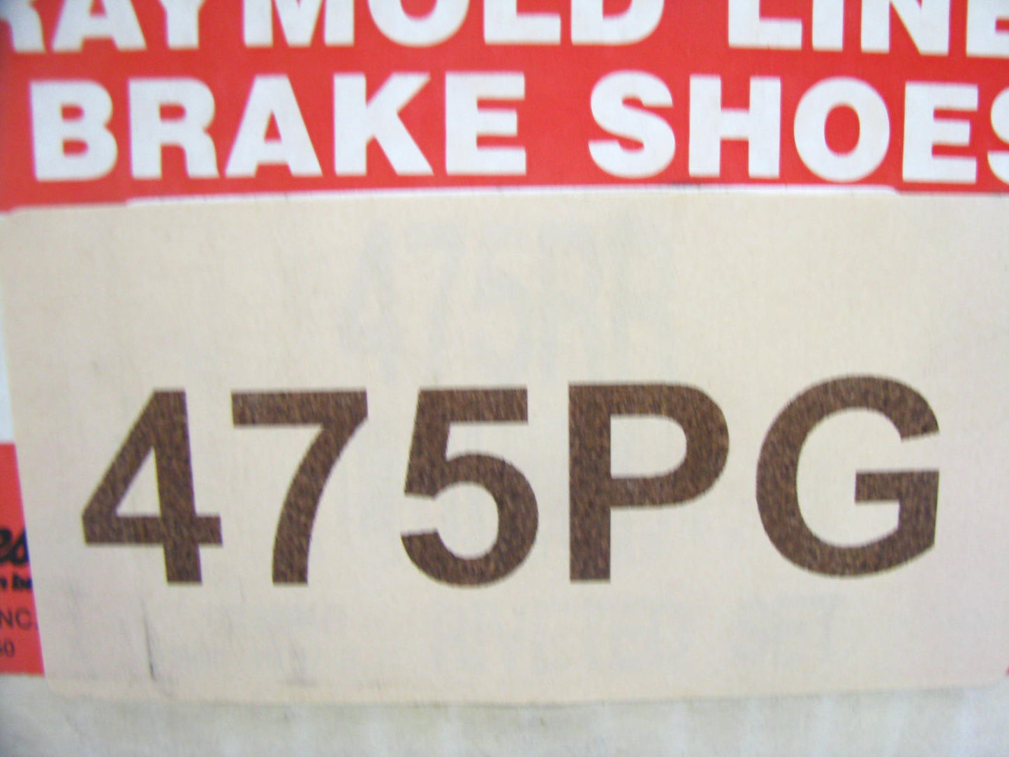 Raybestos 475PG Rear Drum Brake Shoes For 1978-1980 Dodge CB300