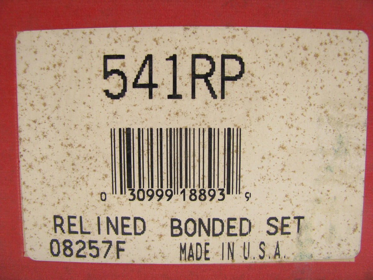 Raybestos 541RP Rear Drum Brake Shoes For 1983-1984 Subaru DL GL STATION WAGON