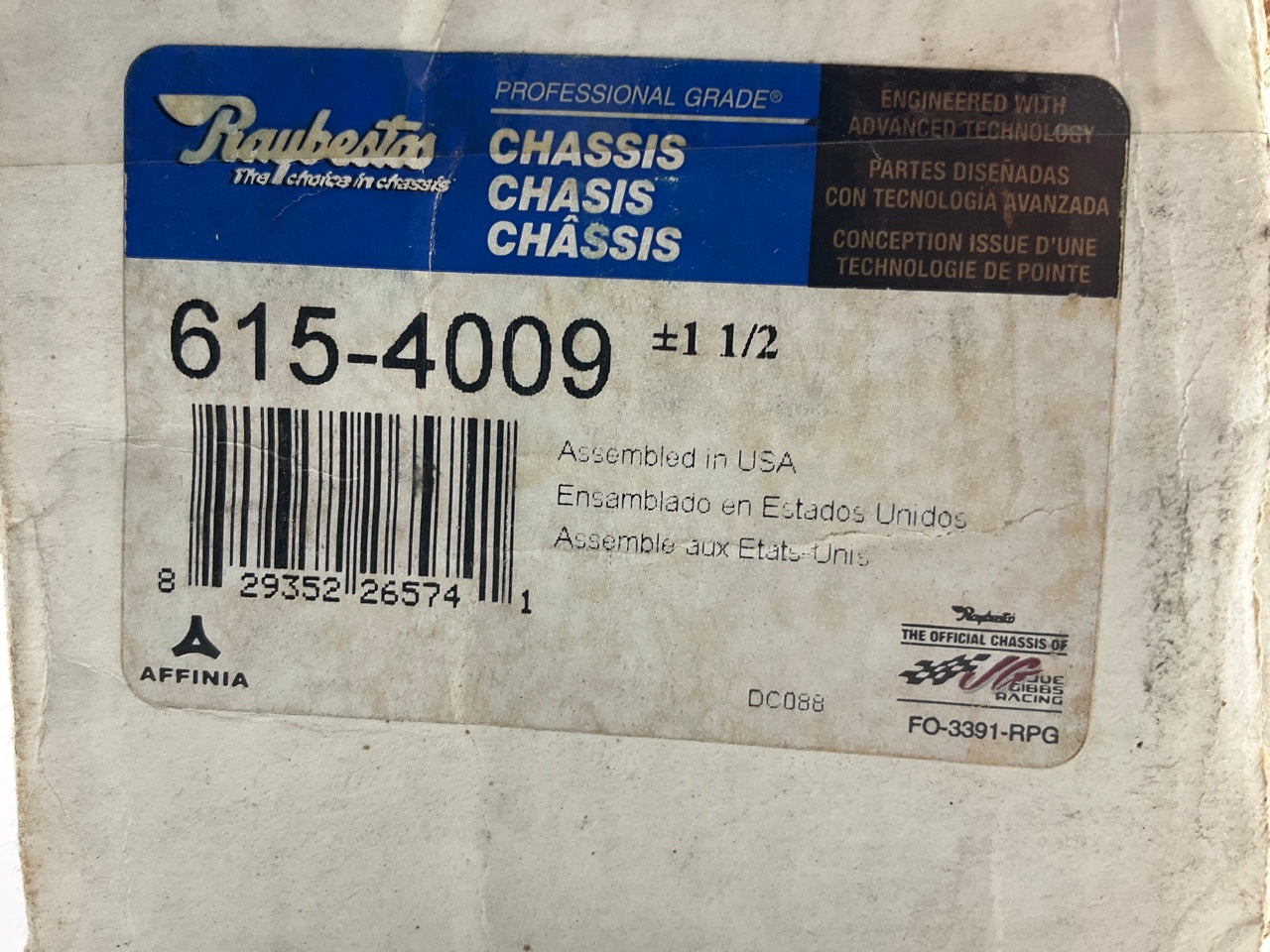 MISSING HARDWARE Raybestos 615-4009 Front Upper Ball Joint 1.5 DEG Camber Adjust