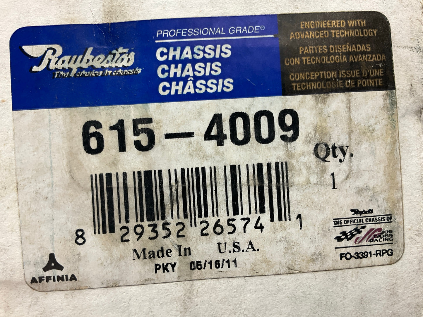 Raybestos 615-4009 Front Upper Ball Joint, 1.5 DEGREE Camber Adjust