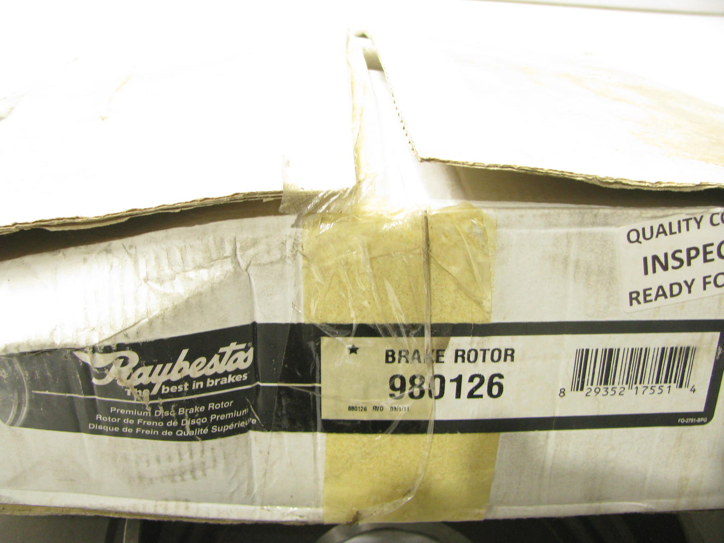 Raybestos 980126 REAR Premium Disc Brake Rotor