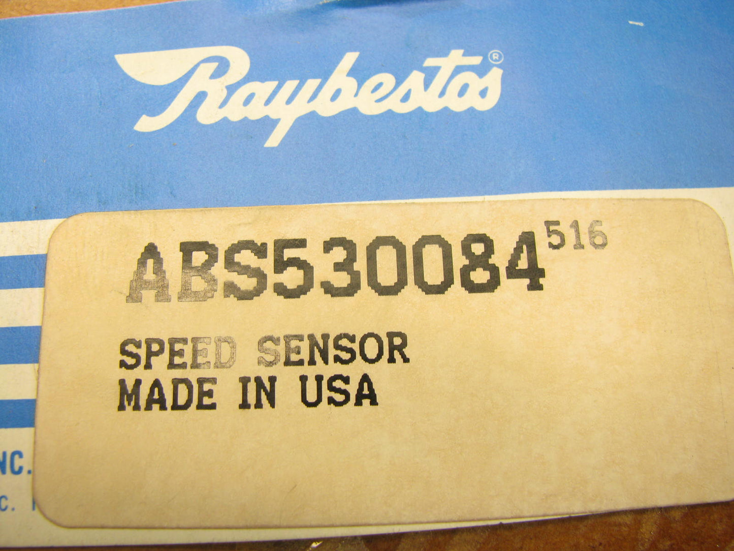 Raybestos ABS530084 REAR LEFT ABS Wheel Speed Sensor