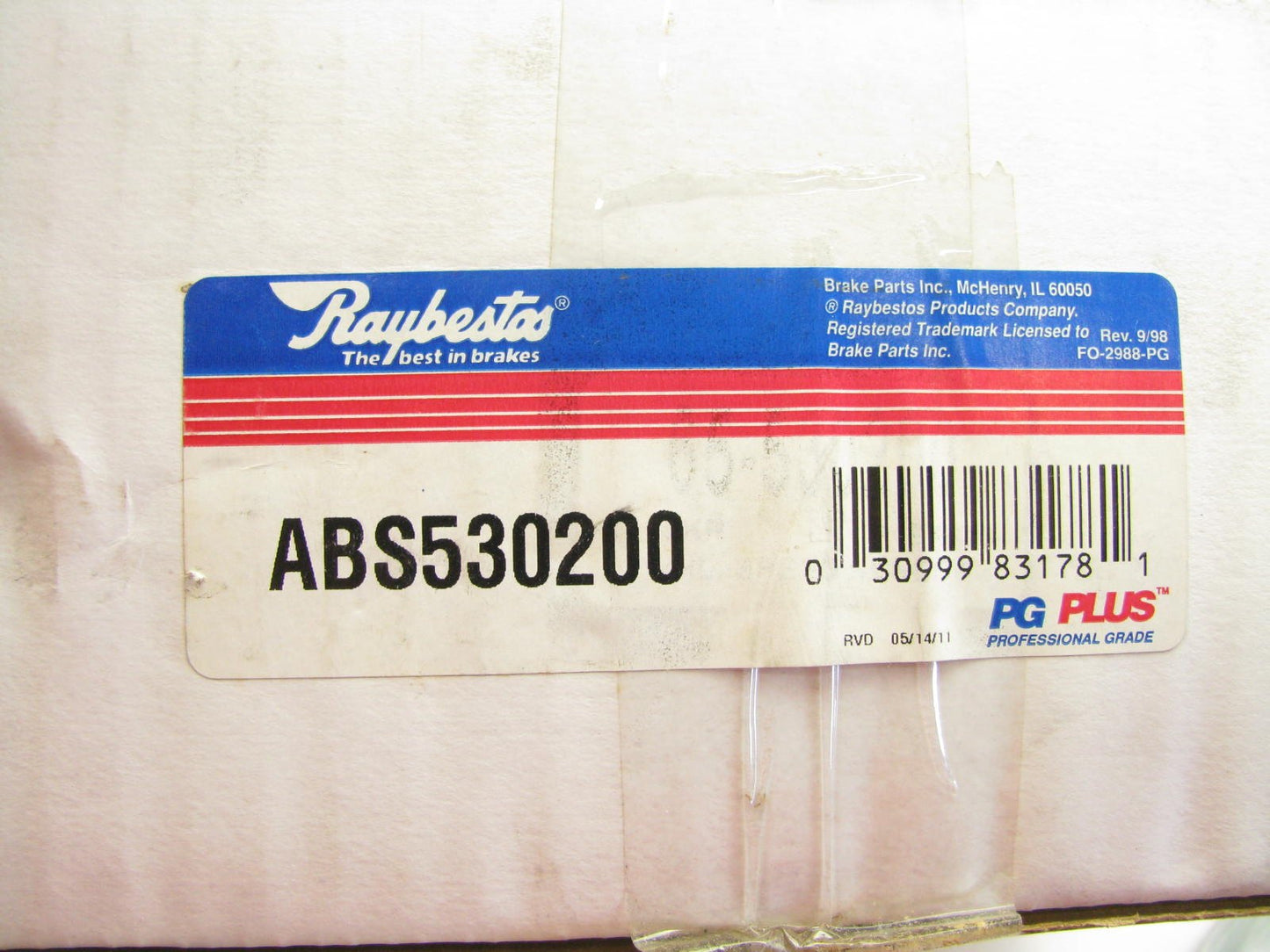 Raybestos ABS530200 FRONT LEFT ABS Wheel Speed Sensor 90-01 Safari Astro RWD
