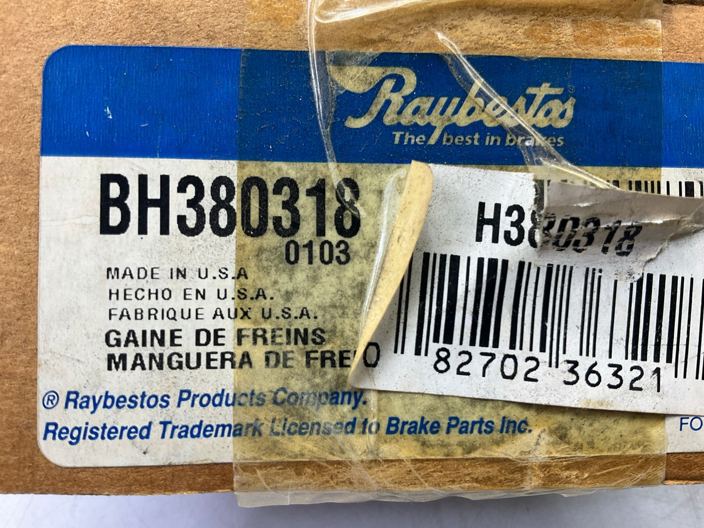 Raybestos BH380318 Front Left Brake Hose