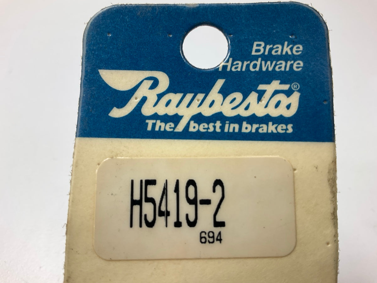 (2) Raybestos H5419 Front Disc Brake Anti-rattle Clip