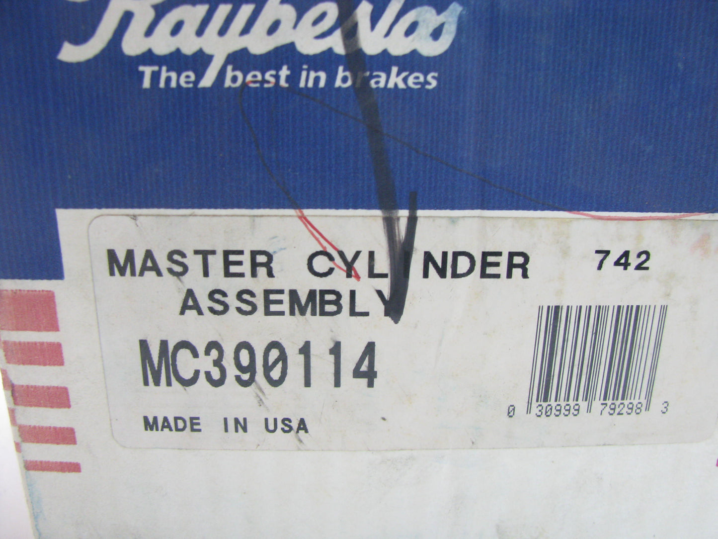 Raybestos MC390114 Brake Master Cylinder 1993-1997 Probe 1993-1994 626 MX-6