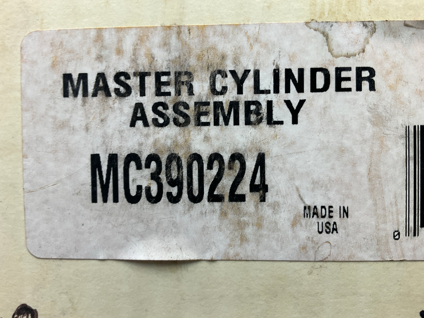 Missing The Sensor - Raybestos MC390224 Brake Master Cylinder 94-96 Escort Auto