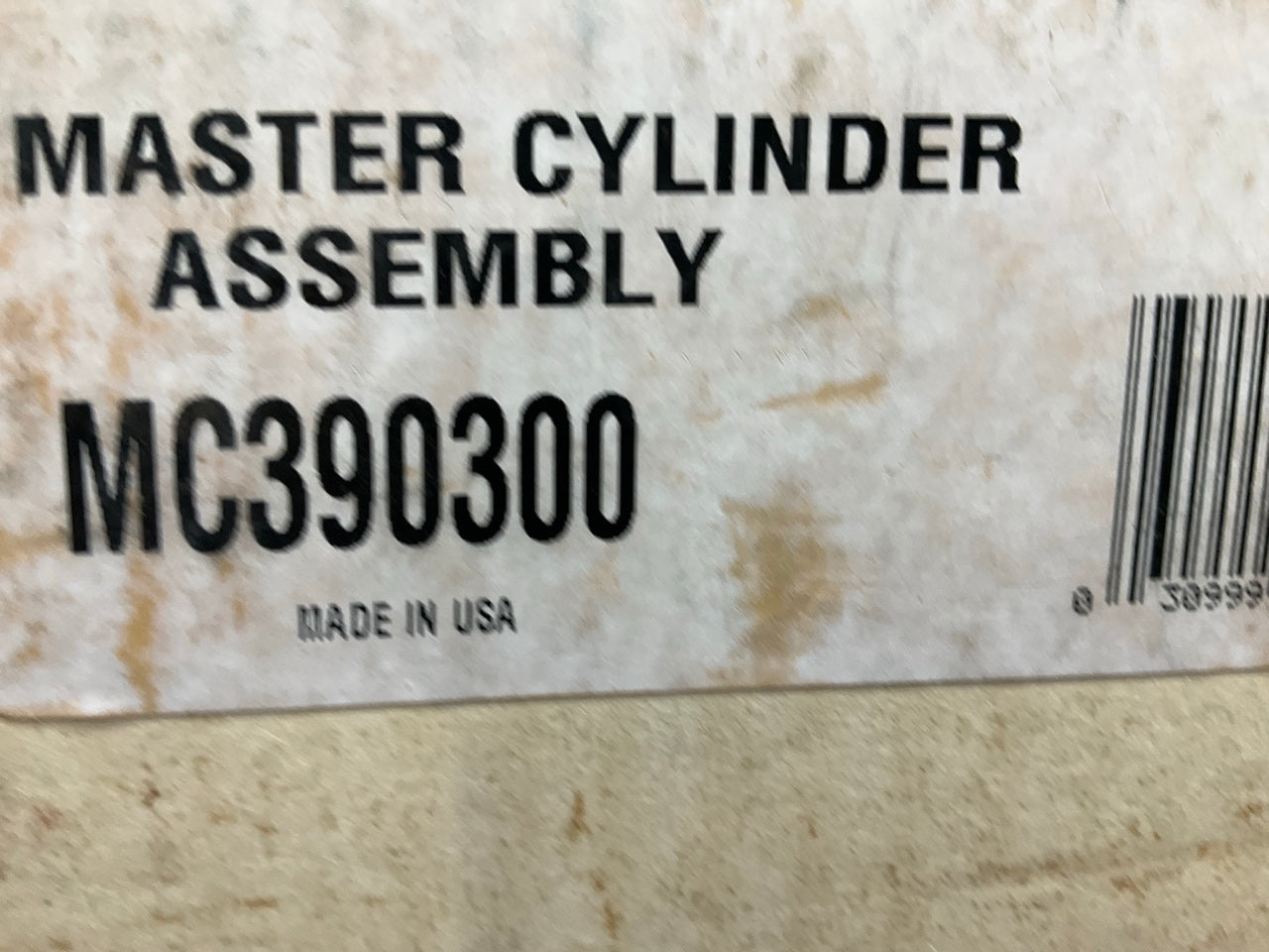 Raybestos MC390300 Brake Master Cylinder - 1995-1996 Crown Victoria POLICE PACK.