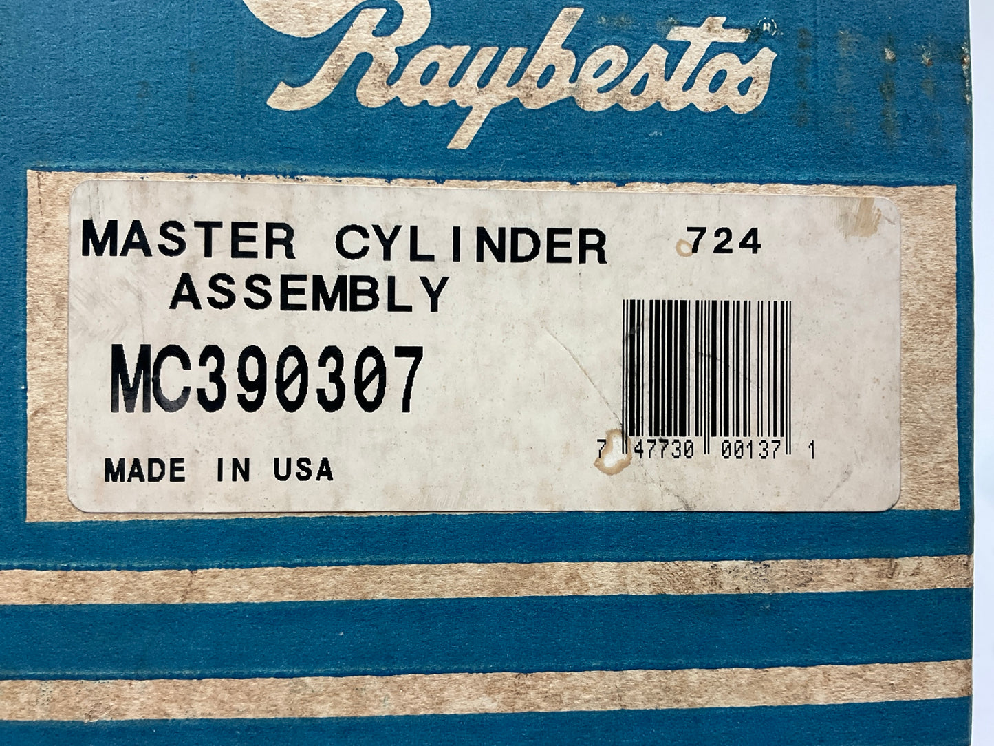 Raybestos MC390307 Brake Master Cylinder - 1996 Continental W/o Traction Control