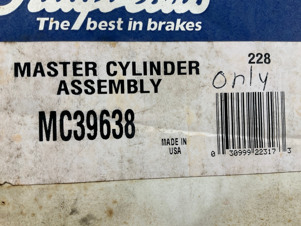 Raybestos MC39638 Brake Master Cylinder For 1987-1993 Dodge Dakota