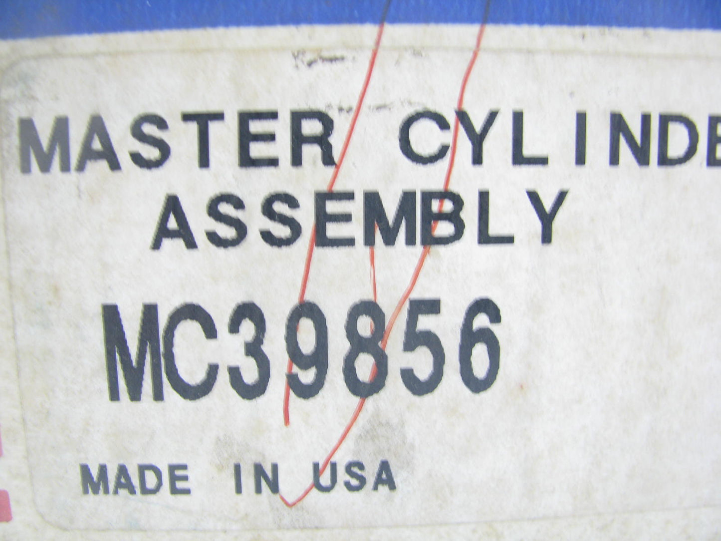 Raybestos MC39856 Brake Master Cylinder 1988-89 Eagle Premier WITH Power Brakes