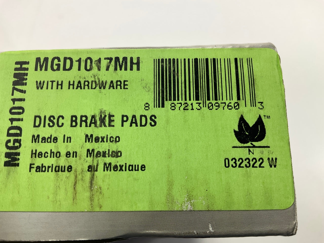 Raybestos MGD1017MH Rear Semi-Metallic Disc Brake Pads