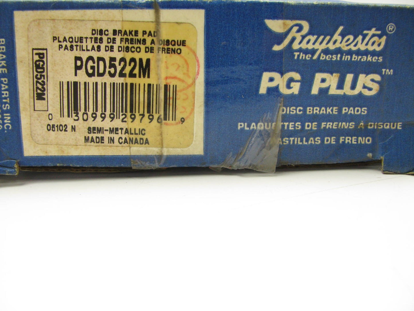 Raybestos PGD522M FRONT Brake Pads
