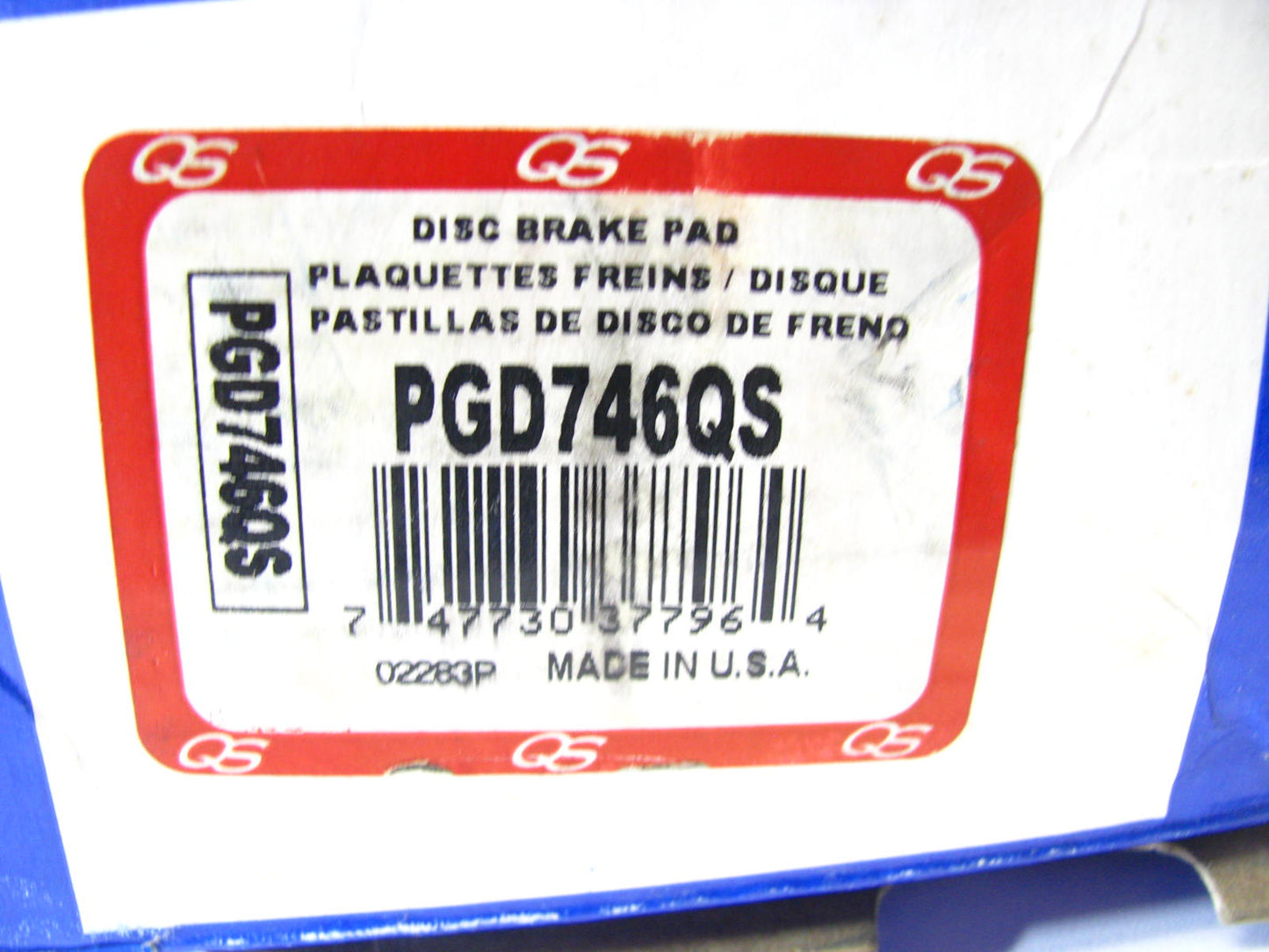 Raybestos PGD746QS Front Brake Pads For 1998-1999 Dodge Durango