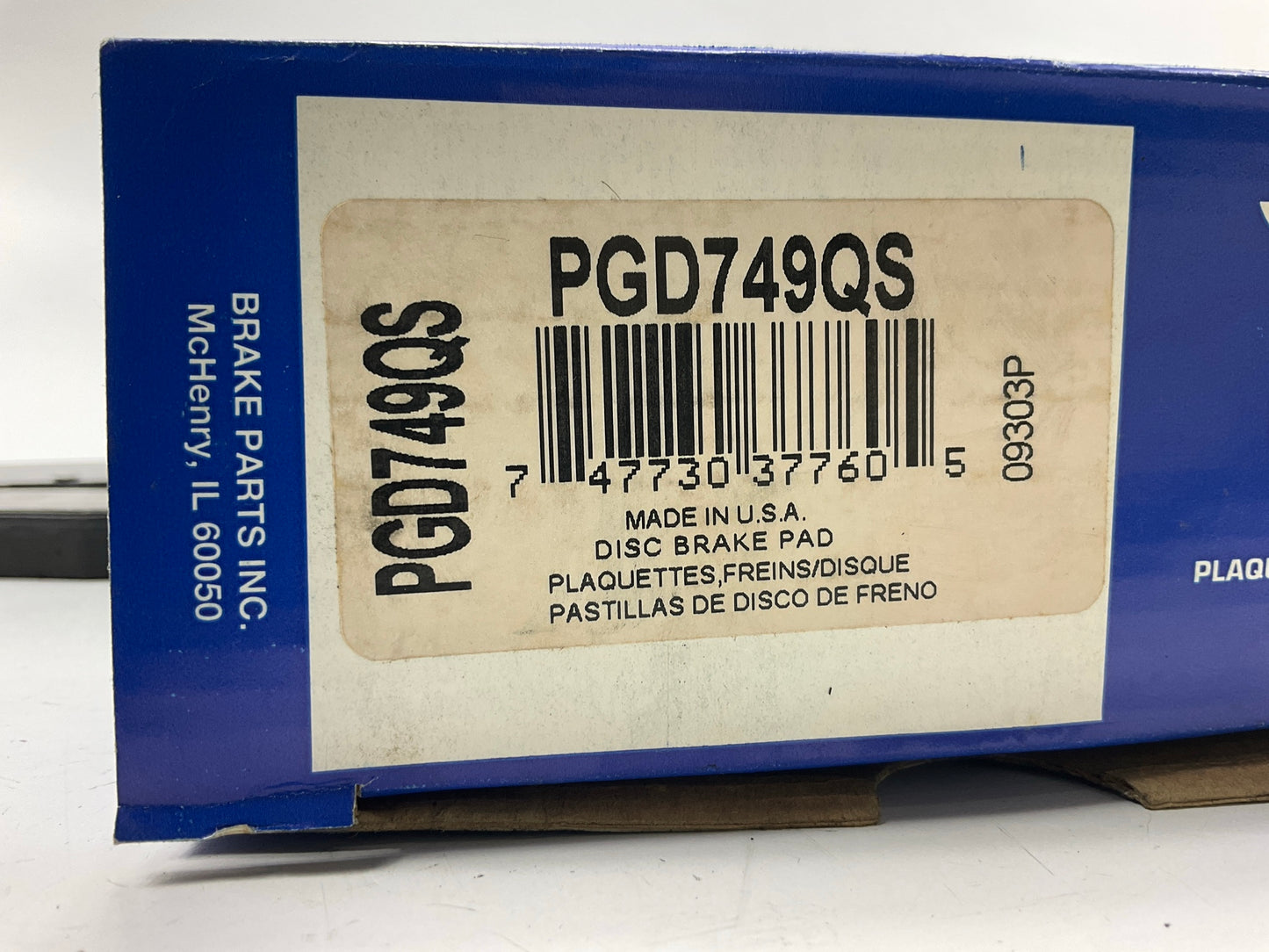 Raybestos PGD749QS Front Ceramic Disc Brake Pads