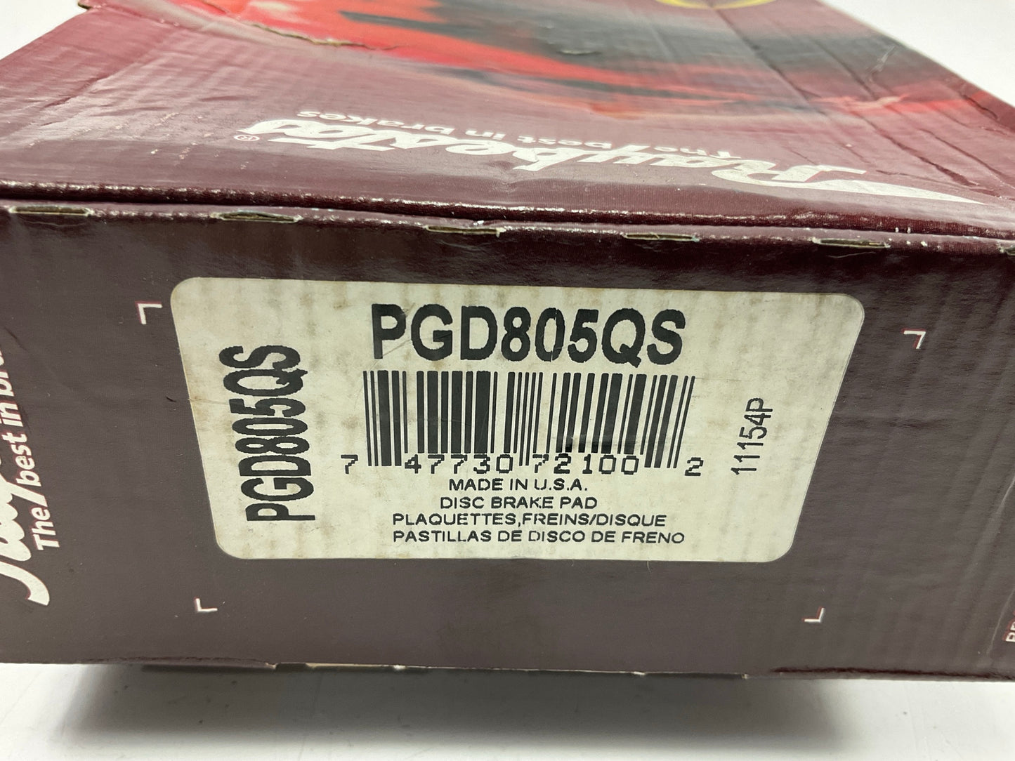 Raybestos PGD805QS Front Ceramic Disc Brake Pads