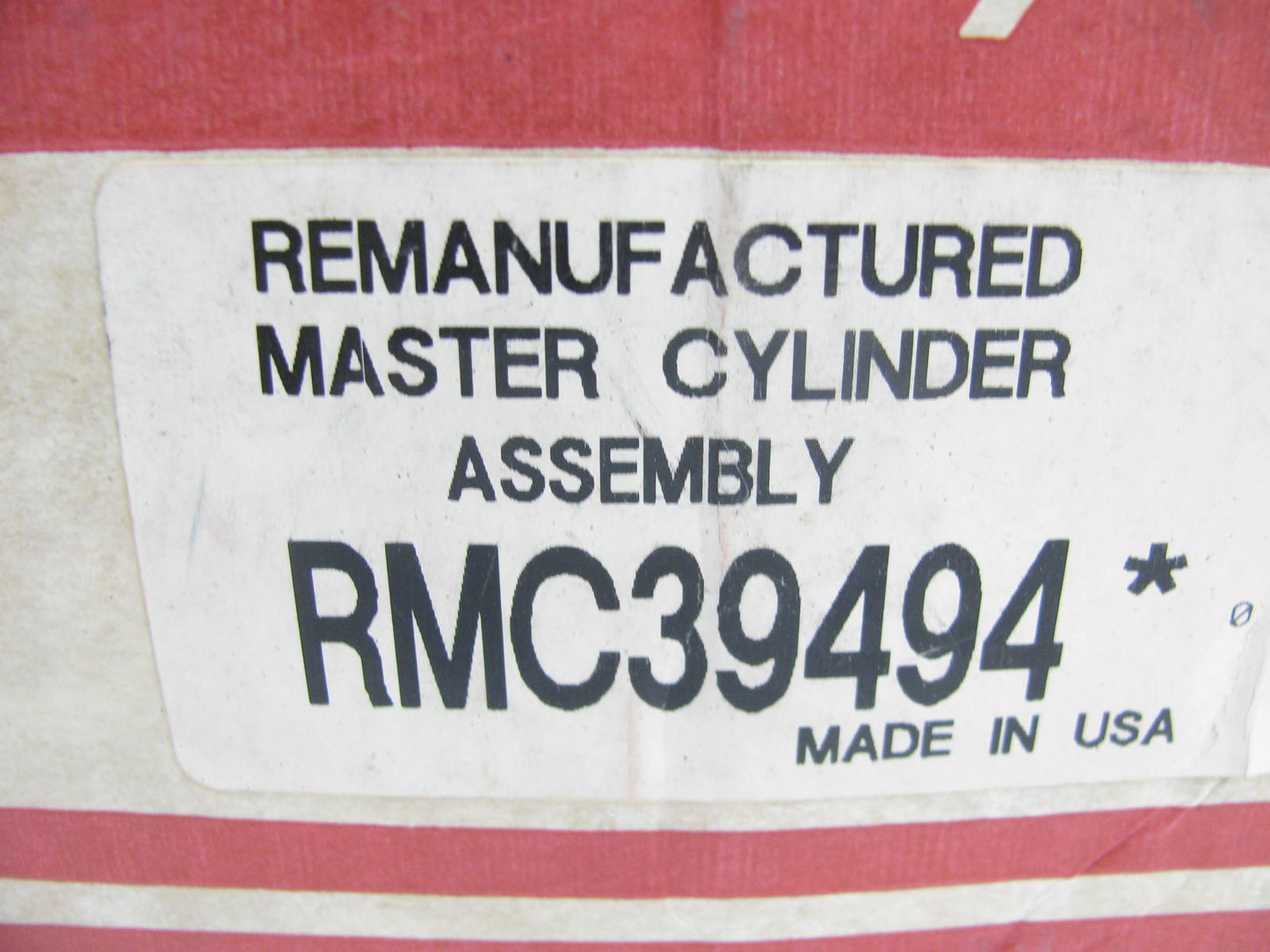 REMANUFACTURED Raybestos RMC39494 Brake Master Cylinder - NO RESERVOIR CAPS