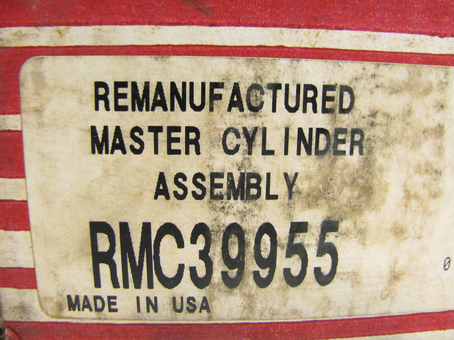 Raybestos RMC39955 Remanufactured Brake Master Cylinder W/O Reservoir