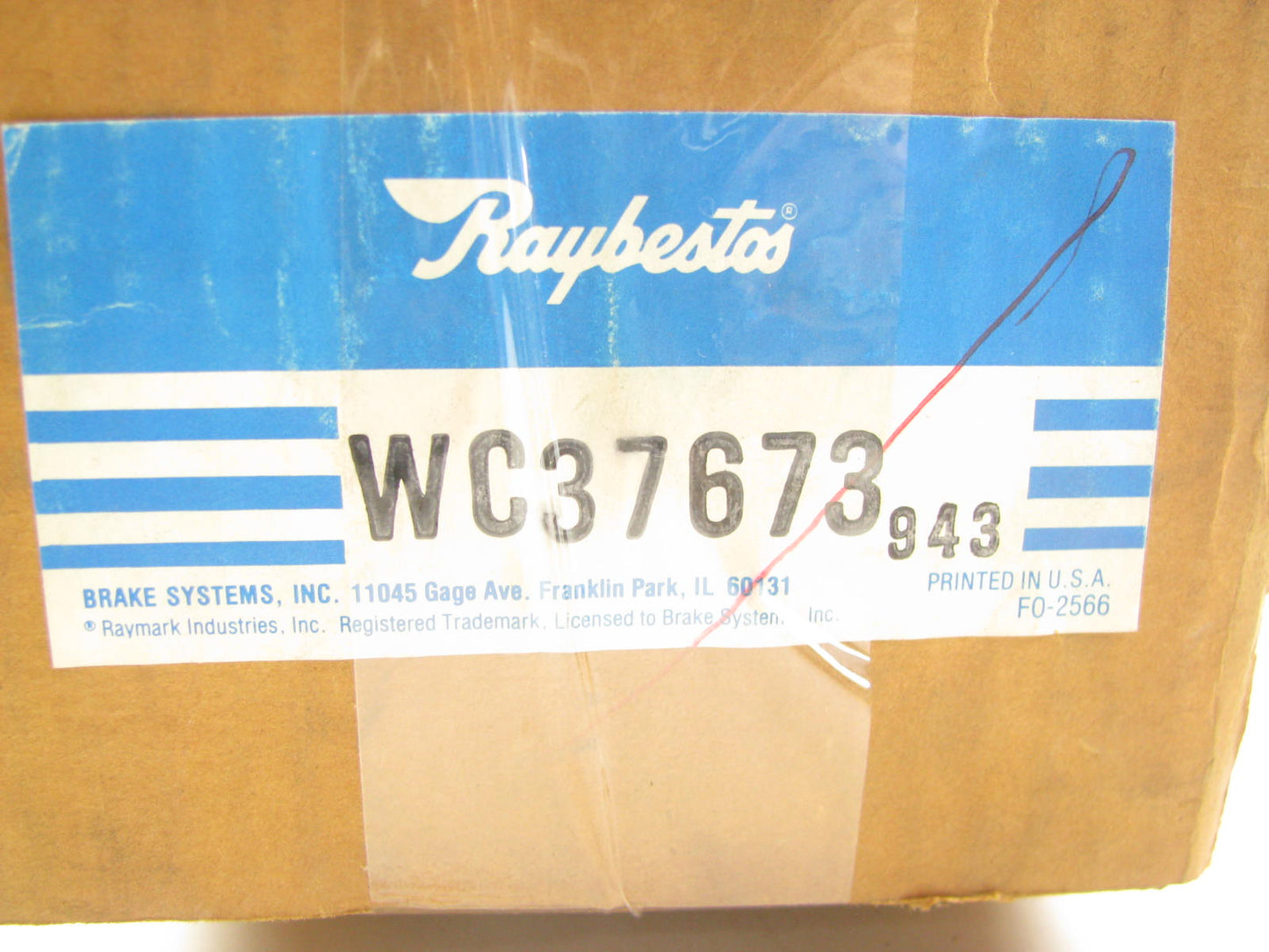 Raybestos WC37673 Drum Brake Wheel Cylinder - Front Left Upper