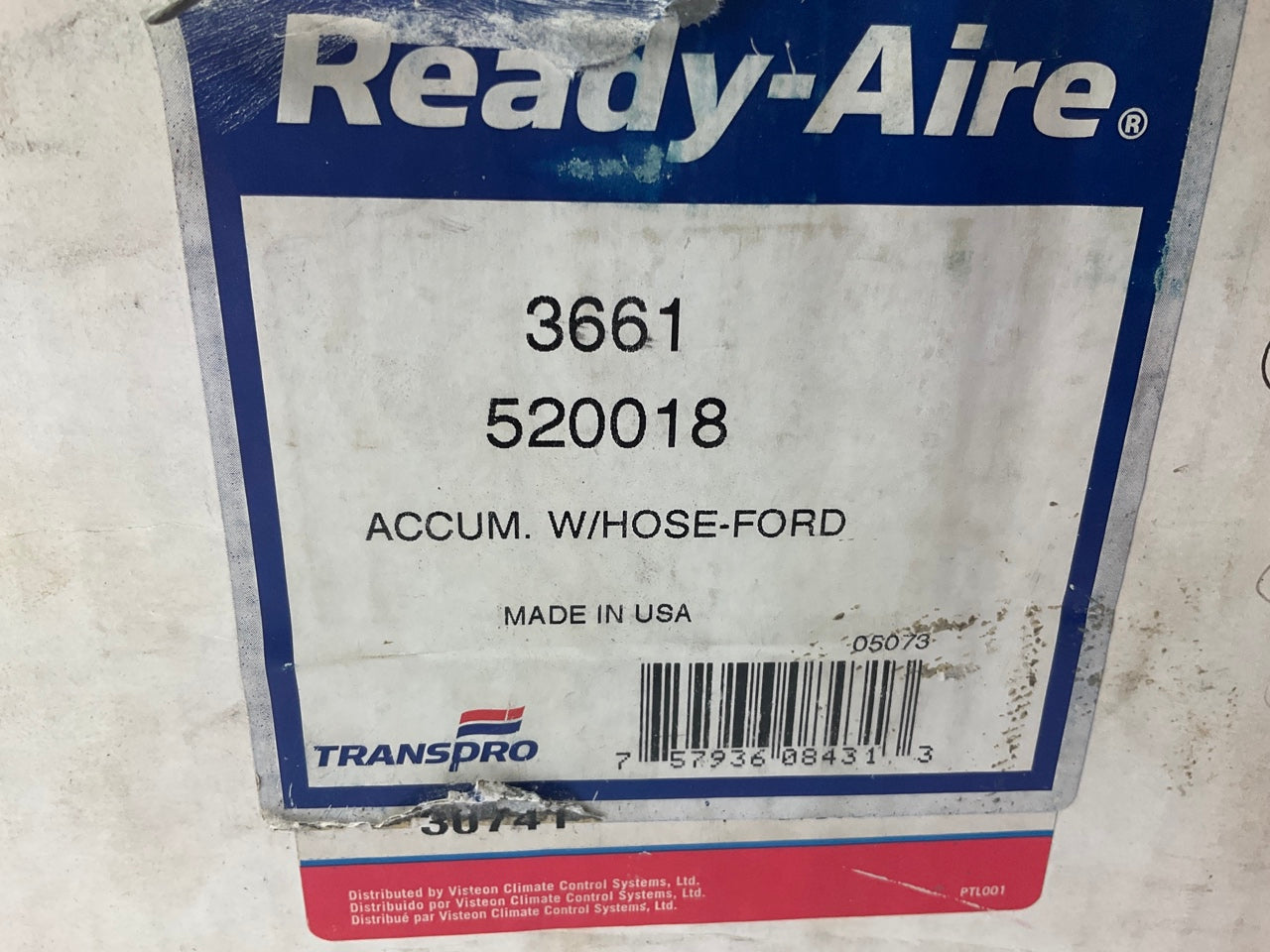 Ready Aire 3661 A/C Accumulator With Hose Assembly