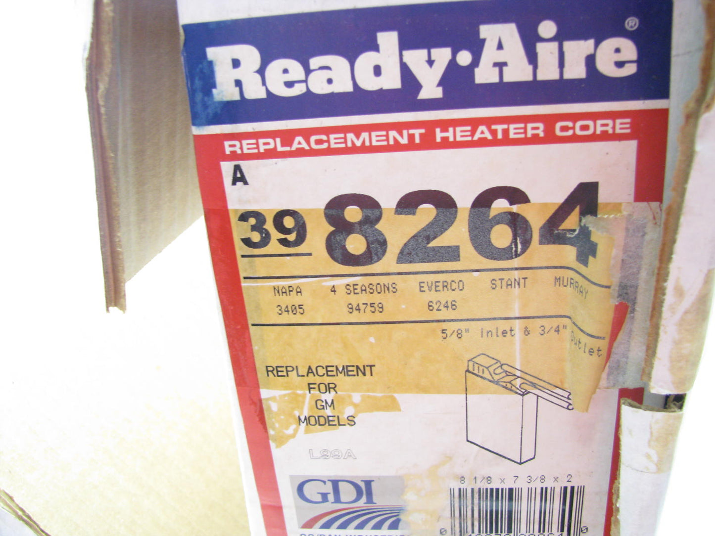 HVAC Heater Core Ready-Aire 398264 For 90-96 Silhouette, Trans Sport, APV