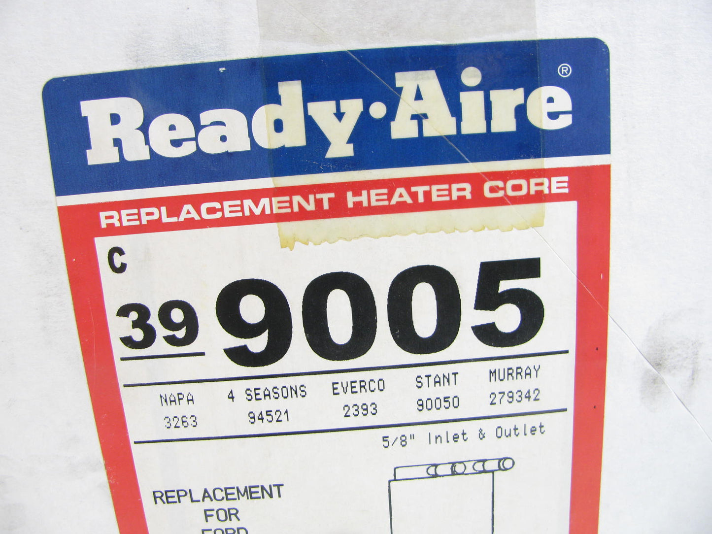 Ready Aire 399005 HVAC Heater Core - 3263 94521 2393 90050 279342 1G3032