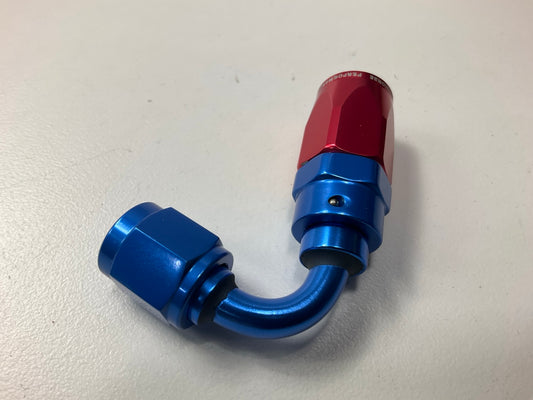 Redhorse 1120-04-1 1000 Series Swivel Seal Hose End Fitting, -4AN Female 120 Deg