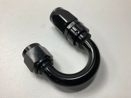 Redhorse 1180-06-2 180 Degree Swivel-Seal -6 AN Female Aluminum Hose End, Black