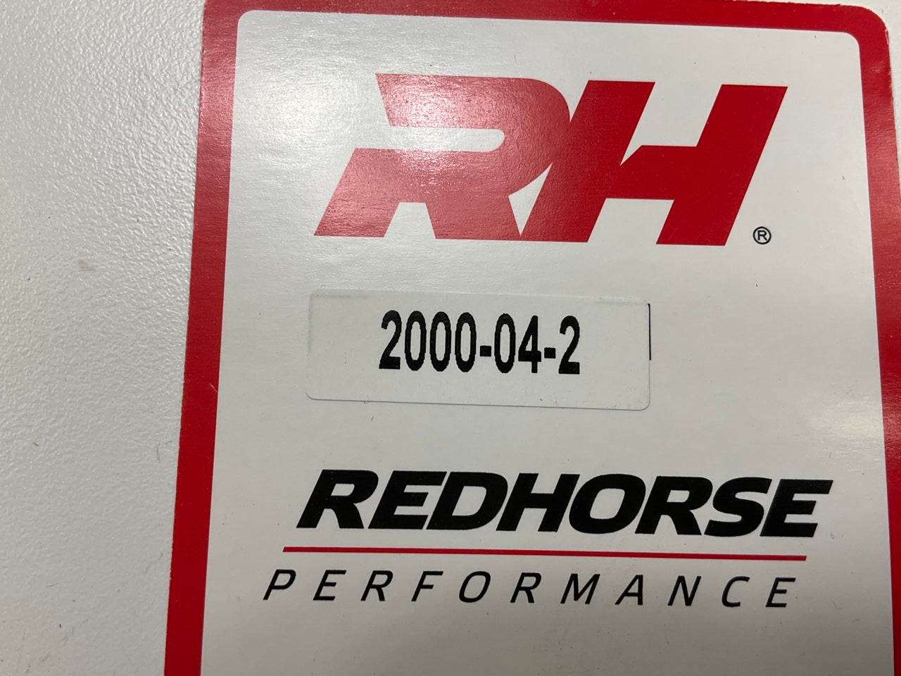 Redhorse 2000-04-2 Push Lock Hose End Fitting, Black Anodized, -04AN Straight