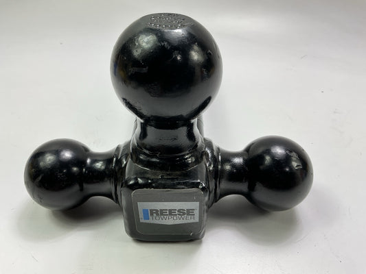 Reese 21512 2'' Square Tri-Ball Trailer Hitch Ball Mount - 1-7/8'', 2'', 2-5/16''