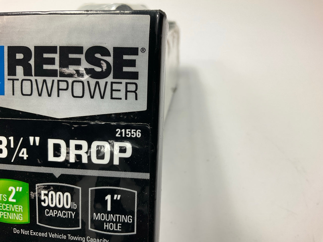 Reese Trailer Hitch Ball Mount Starter Kit 5000 Lbs For 2'' Receiver 3-1/4'' Drop
